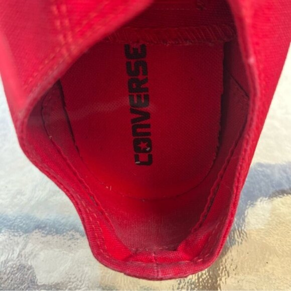 Converse Chuck Taylor All Star Low Tops Red Size Men's 10, Women's 12 - Picture 8 of 12